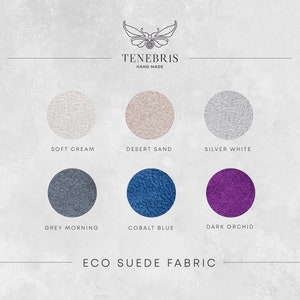 Eco suede fabric colors