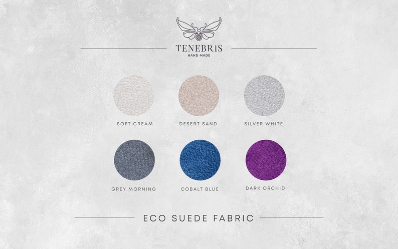 Eco suede fabric colors