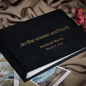 Photo album for a couple, wedding photo book, personalized Instax mini / wide album, wedding gift book, photo booth album