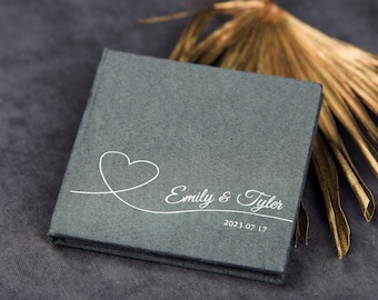Wedding USB presentation box with custom names, personalized USB drive packaging, flash drive case, USB package, wedding gift for guests