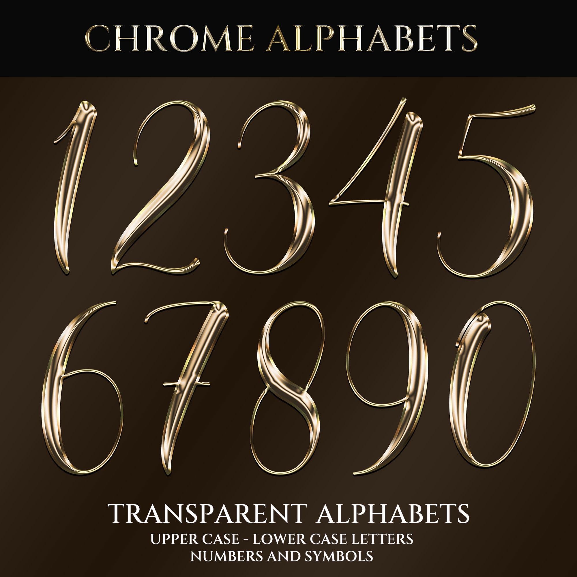 Twelve Lettering Script Gold Transparent Dark Gold Script Alphabets, Gold Script Font Letters, Gold ...