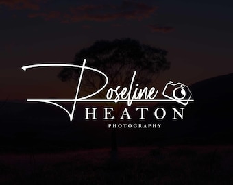 Modern and simple signature Logo design, Camera Logo, Photography logo, Photographer logo, Photographie logo, watermark