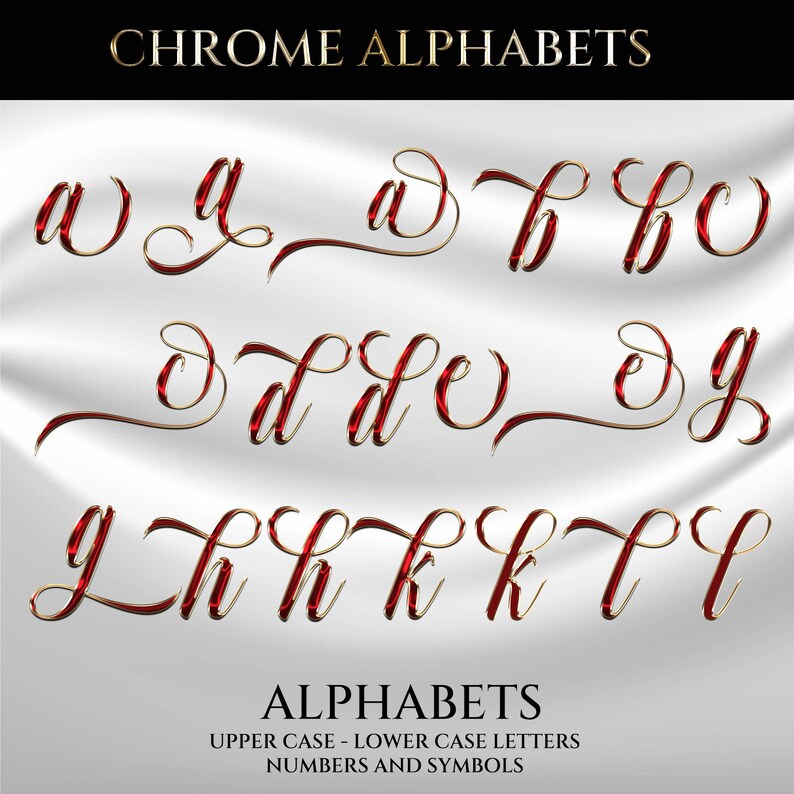 Red Transparent Letters, PNG Cursive Letters, Script Font Letters ...