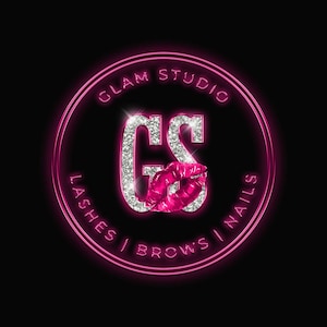 Digital Pink And Silver Glam Logo Design Shiny Logo Lips Logo Kiss digital-pink-and-silver-glam-logo-design-shiny-logo-lips-logo-kiss