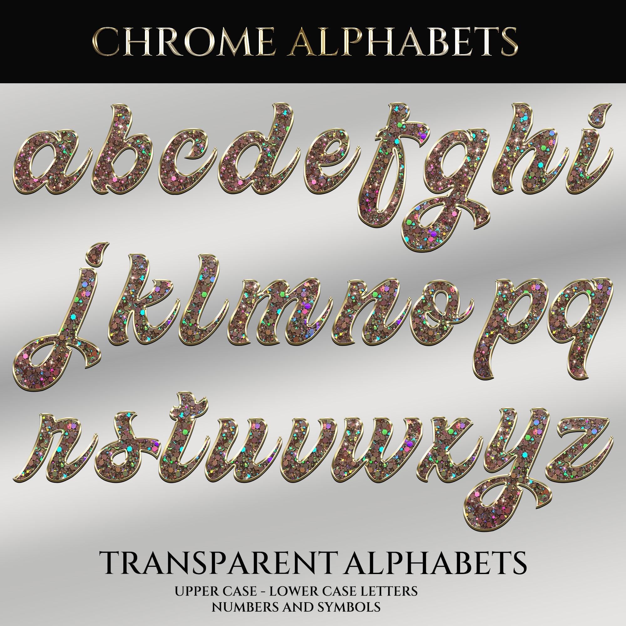 Lettering Multicolour Digital Transparent Multicolored Alphabets, Multicolored Script Font ...