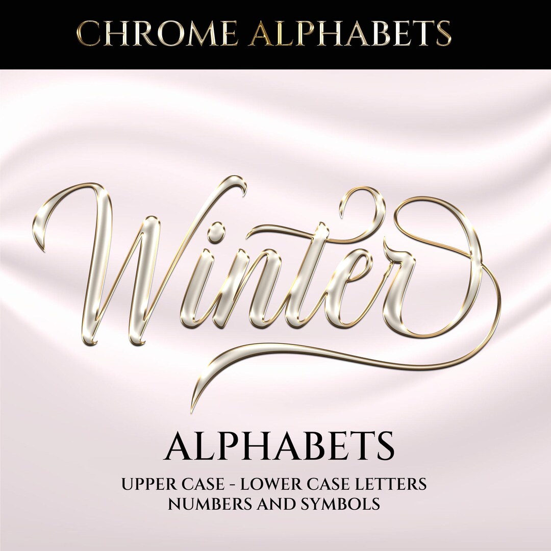 Ivory Pearl Transparent Letters, PNG Cursive Letters, Script Font ...