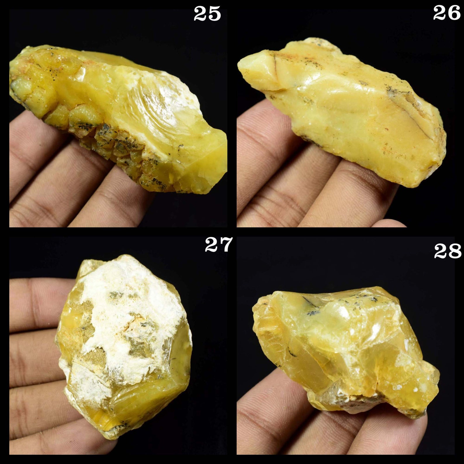 Natural Yellow Opal Tumble Rough Gemstone Yellow Opal Tumble Etsy