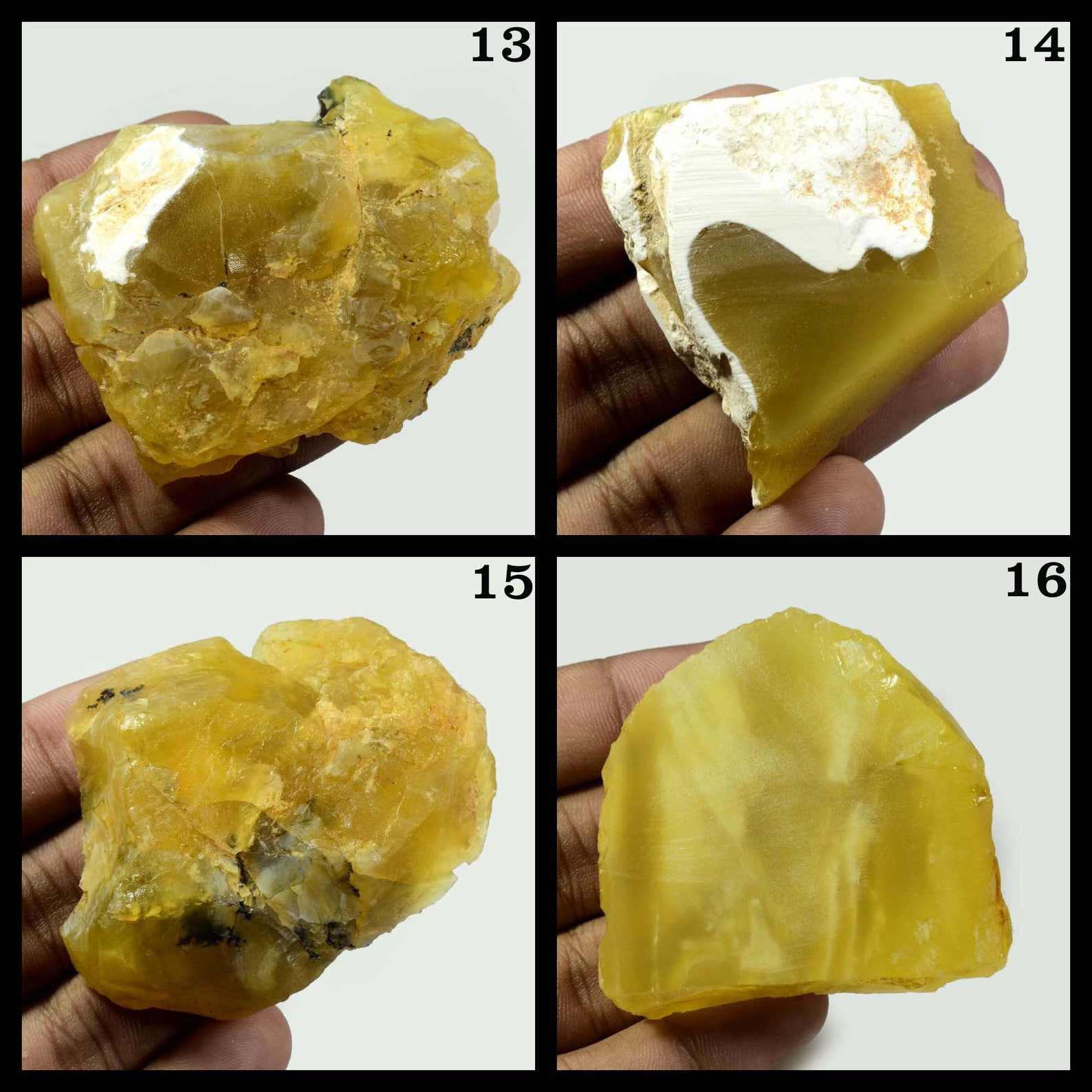 Natural Yellow Opal Slab Rough Gemstone Genuine Yellow Opal Etsy