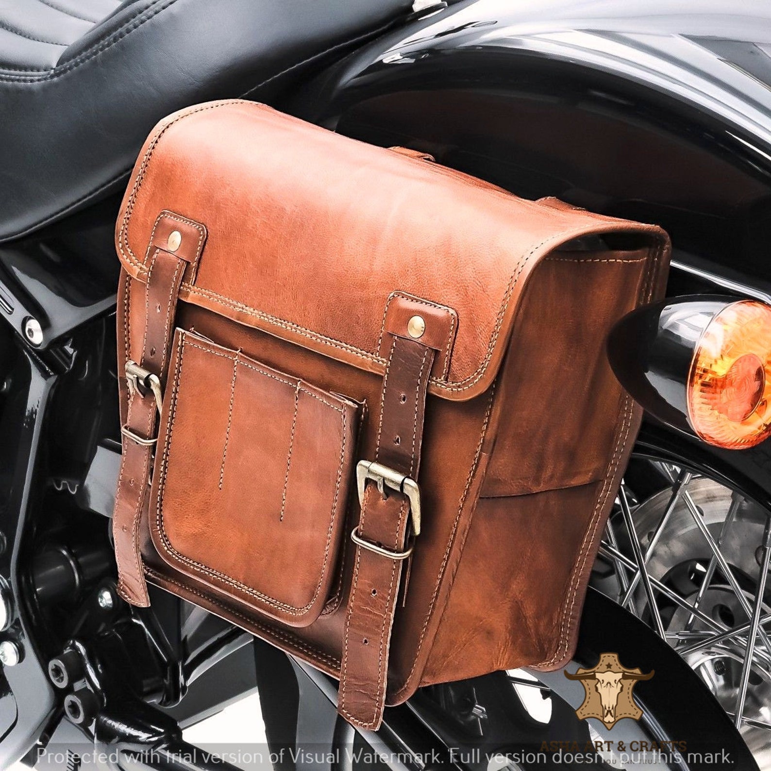 satteltasche fahrrad leder