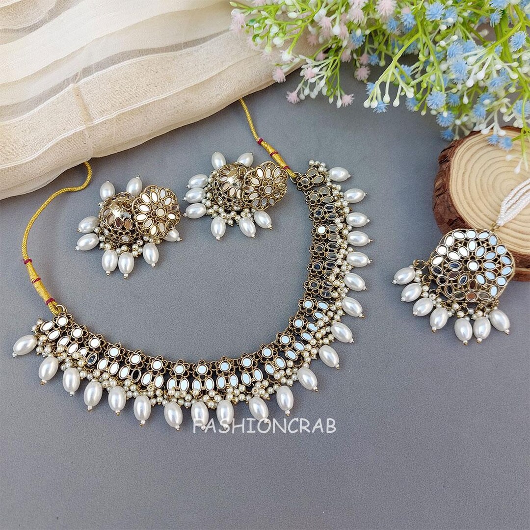 Black Mirror Necklace Set main image 0