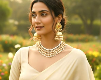 Punjabi Jewellery Set,Mirror Jewellery Set,Big Necklace,Punjabi Necklace,Punjabi Bride,Big Earrings,Layered Necklace Set,Wedding Jewelry Set