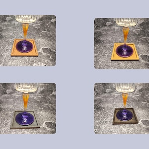 Wooden coaster set / FREE PERSONALIZATION