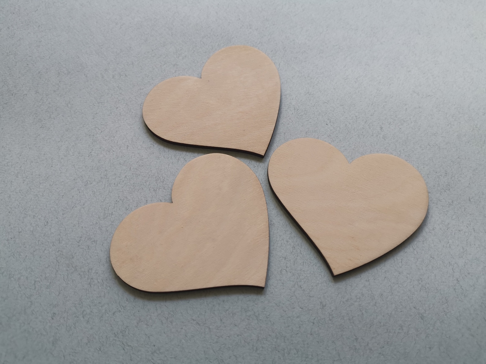 DIY Wooden Hearts Blank For Painting And Decorating Set of 50 Etsy