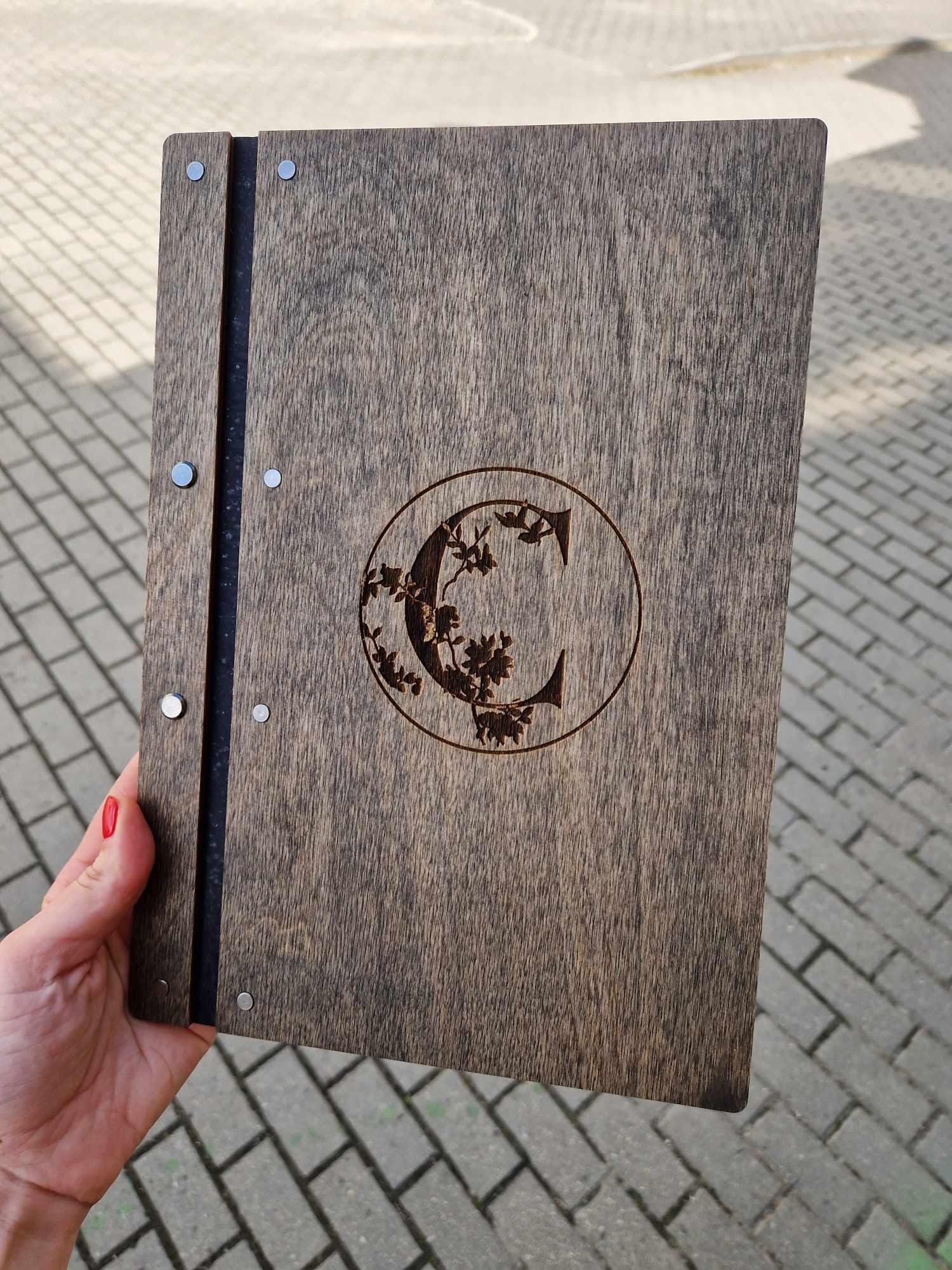 Foldable menu holder / Custom menu cover / A4 paper size