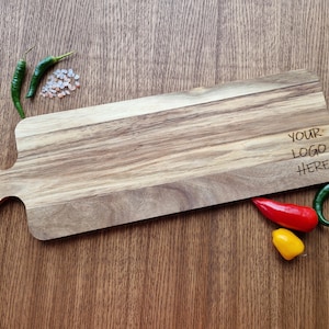 Personalized Charcuterie Board with your text or logo /Custom Cutting Board / Laser Cut/  Engraved Cutting Board/  Cutting Board