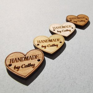 Custom cothing tags / Set of 25