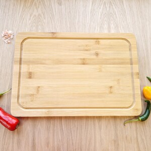 Personalized Charcuterie Board / Bamboo Wood Board /Custom Cutting Board / Engraved Cutting Board with your text or logo