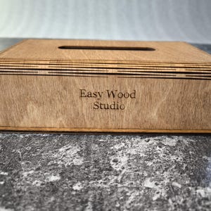 Porta tovaglioli personalizzato/Porta tovaglioli in legno con il tuo logo o testo