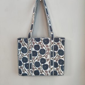 Sac fourre-tout imprimé en bloc, sac fourre-tout en coton, sac de marché, petit format (15 x 13), sac de voyage, sac à bandoulière, sacs cadeaux, sac d'emballage Nature Love Bag