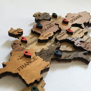 Sticker set, Tag set map decor, accessories for travel map, wood map decor set, addons for wood map, special marks, travel map wood sticker