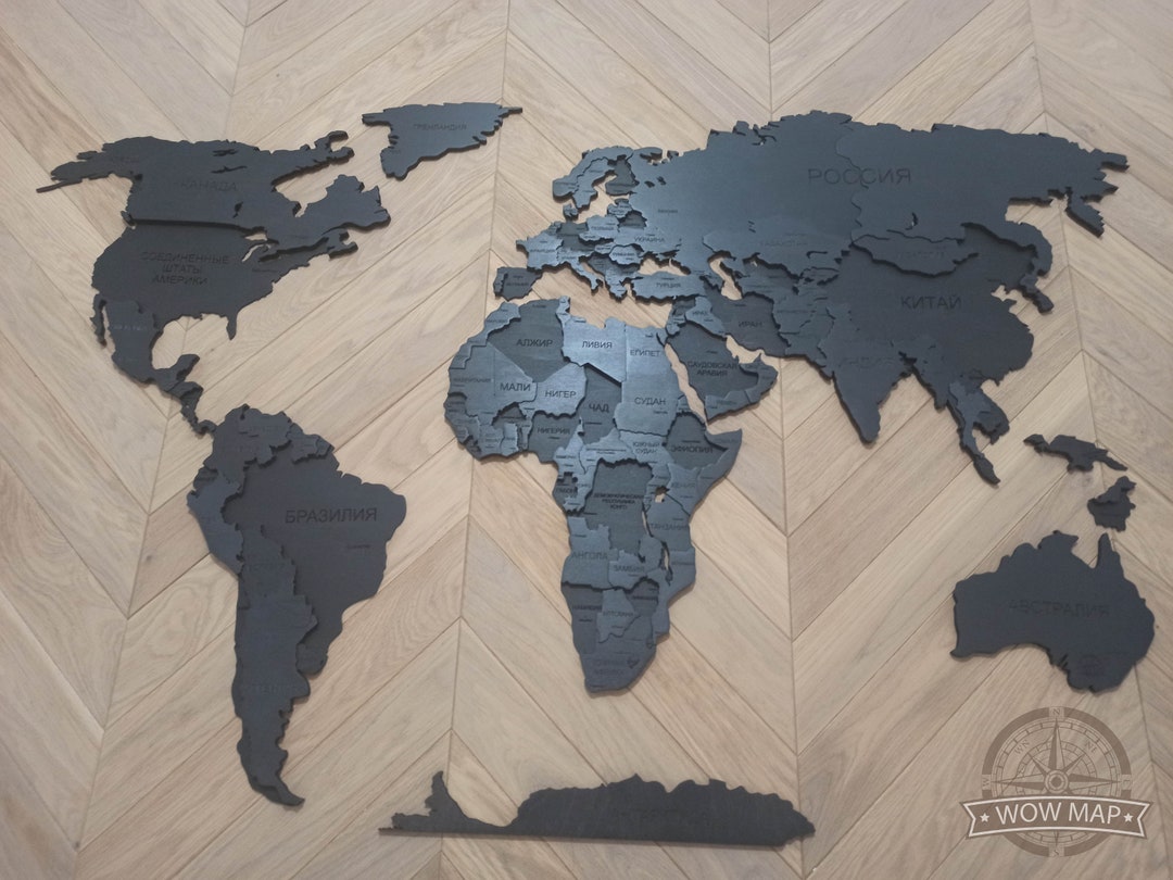 Custom Wood Maps Wooden Earth - Il 1080xN.3085556141 1egx 