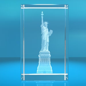 3D Glasquader I Freiheitsstatue Bild 1