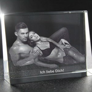 VIP-LASER 2D Flat Glass Photo Frame Selfstanding Landscape Format