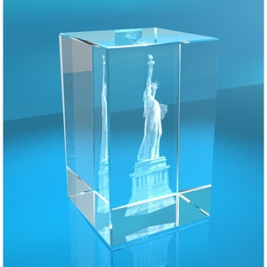 3D Glasquader I Freiheitsstatue Bild 3