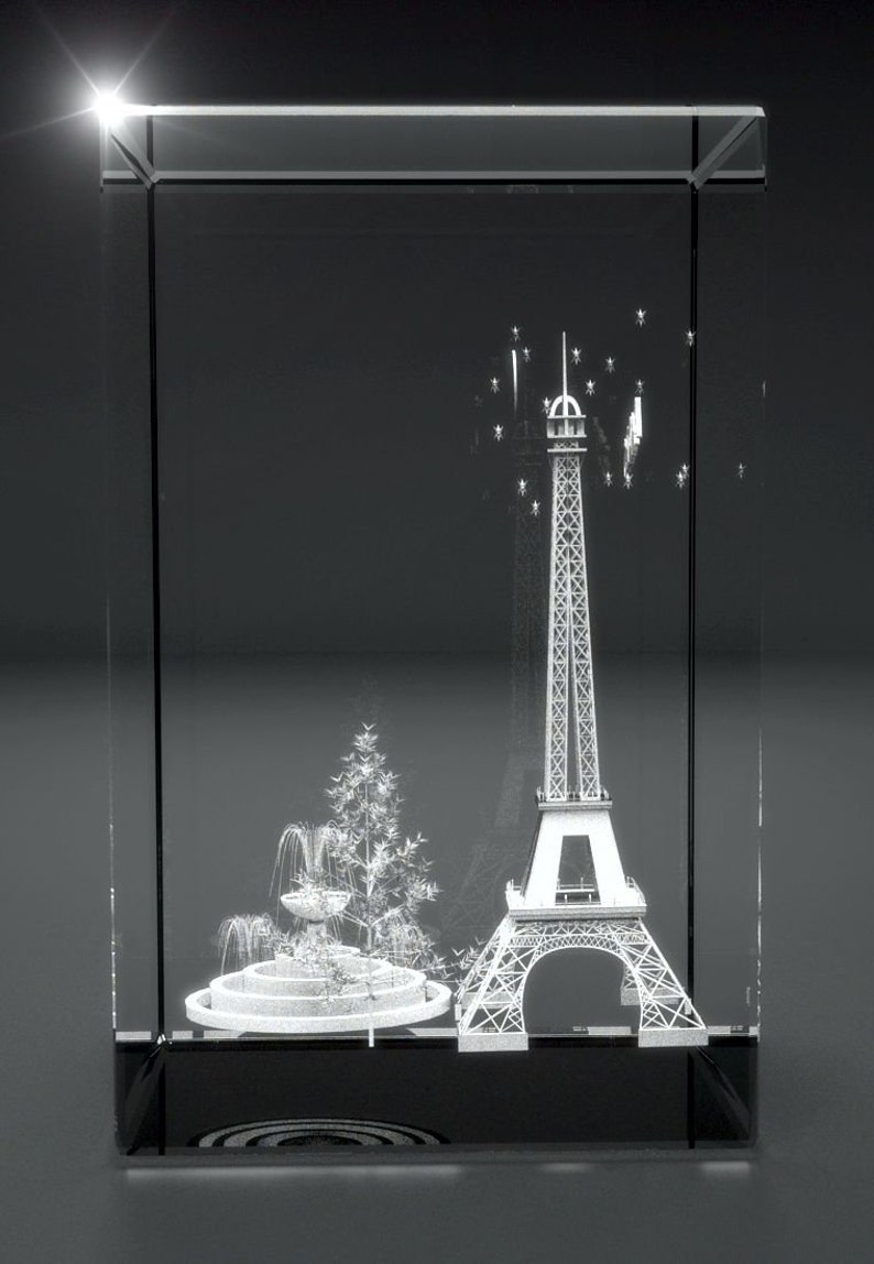 3D Glasquader Motiv: Eiffelturm von Paris Motiv 2 Bild 4