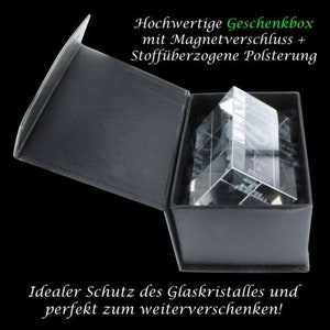 3D Glasquader Motivationsspruch Weg zum Erfolg Geschenk für Firmengründer Startups Bild 4