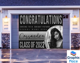 Graduation Backdrop College Graduation Class 2024 Graduation Decor Photo Banner Custom Backdrop Graduation Party Graduation Yard Sign  8 x 7