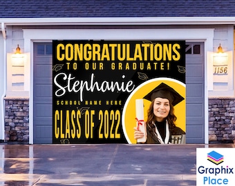 Graduation Banner Class of 2024 Graduation Party Decorations Graduation Backdrop Graduation Party Photo Booth College Graduation Banner