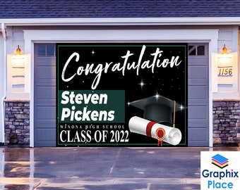 Class of 2024 Graduation Photo Banner Custom Senior Banner College Graduation Banner Graduation Decoration Graduation Party Idea