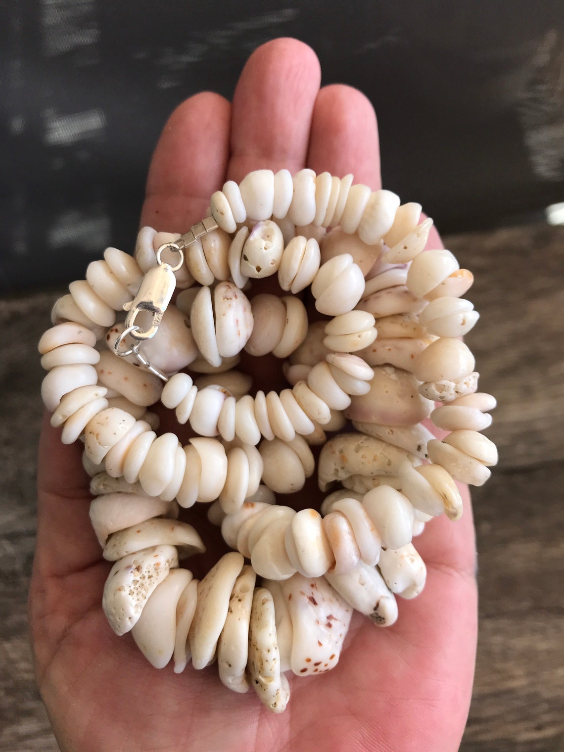 Hand Made in Hawaii Real Puka Shell Lei 22 inch Puka Shell Etsy