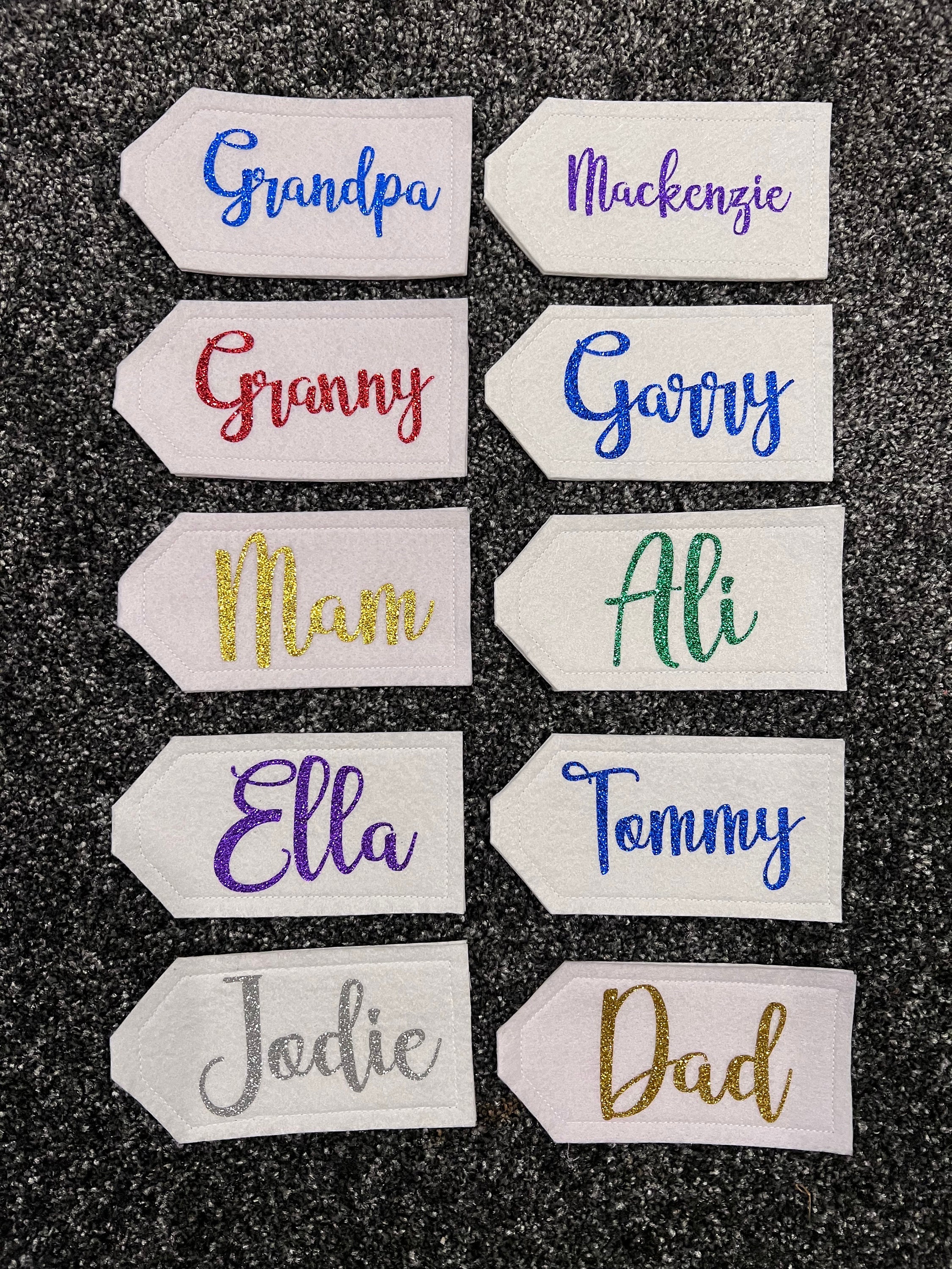 Organic Cotton Name Labels Sew on Name Tags clothing Labels for