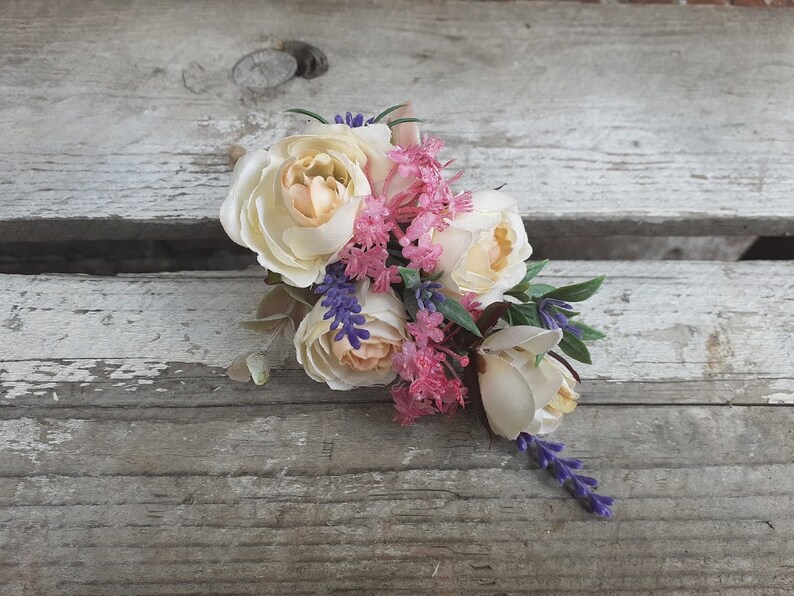 wild flower corsage etsy