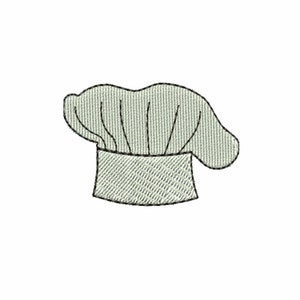 Chefs hat embroidery design