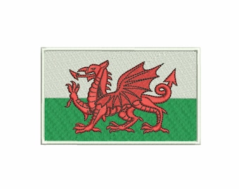 In Gift Box Wales Flag Centred Money Clip G