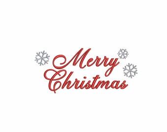 Christmas embroidery design. merry christmas