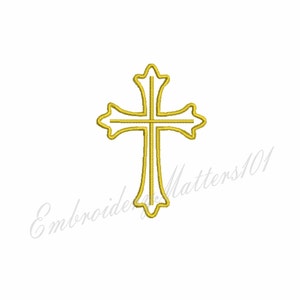 Cross embroidery design.