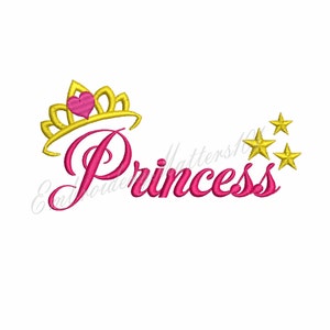 Princess embroidery design