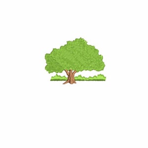 Oak Tree machine embroidery design