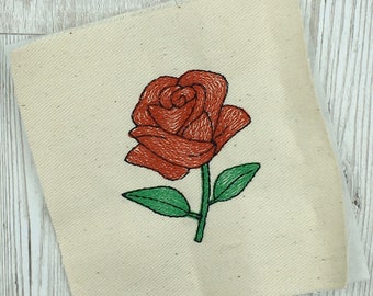 Skizze Rosen Stickdatei