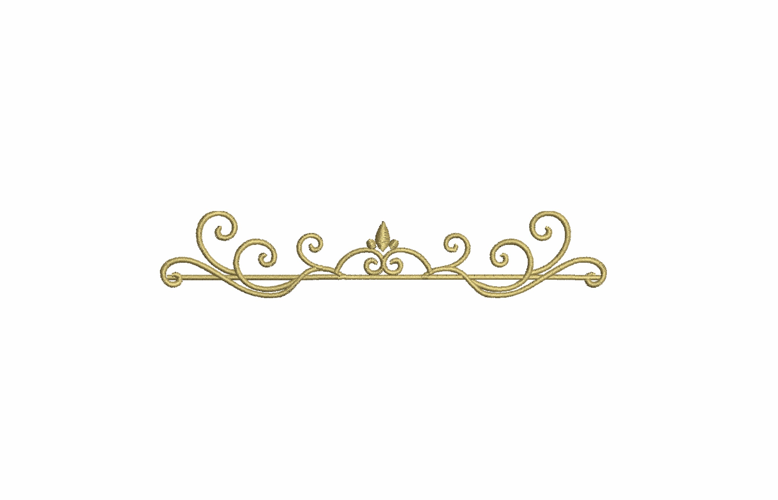 Monogram Scroll Embroidery Design - Etsy