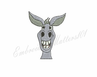 Donkey embroidery design