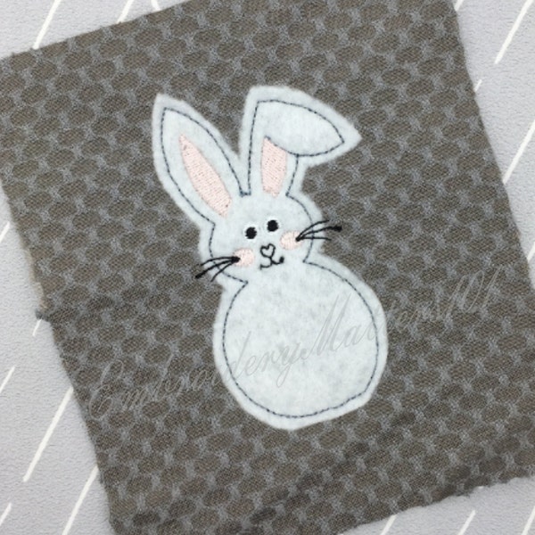 Bunny Applique embroidery design. 3 sizes