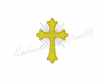 Small Cross embroidery design.