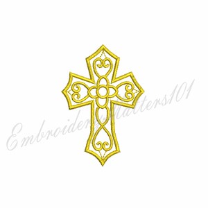 Cross embroidery design.
