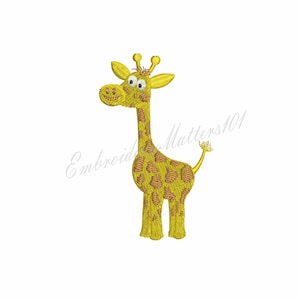 Giraffe embroidery design