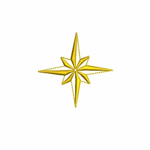 Star embroidery design